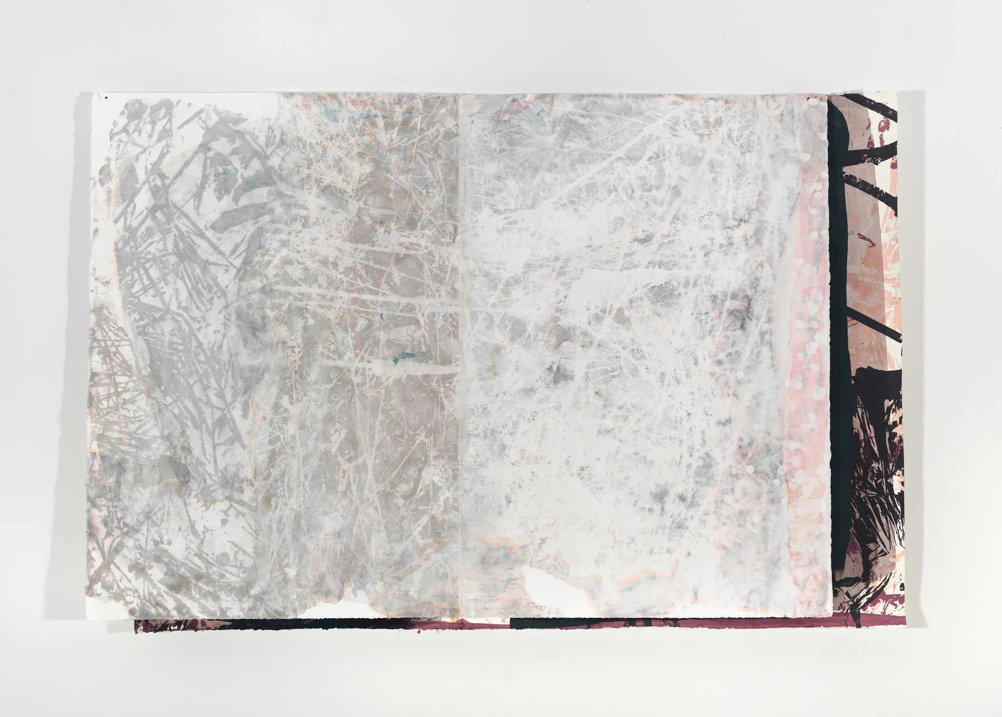 Paper (layered) , ink transfer, silkscreen ink, paper, 2015