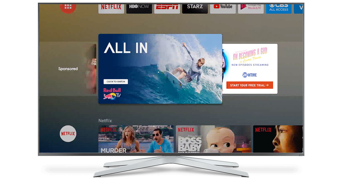 Created ad for Android TV’s Pilot Program in the US. Red Bull TV’s content reached 500K Sony Smart TV’s.