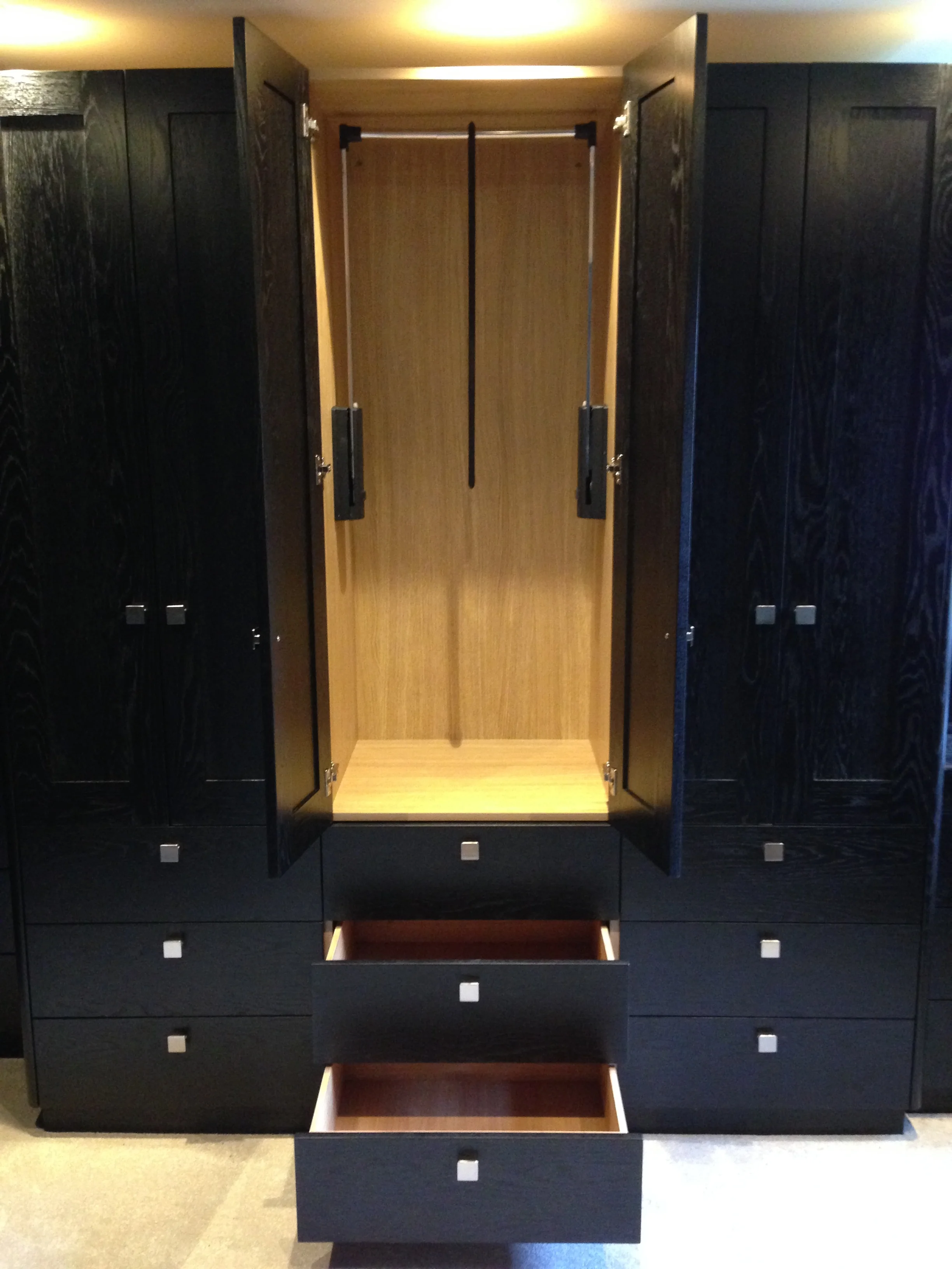 East Sussex :: Black Oak Wardrobe