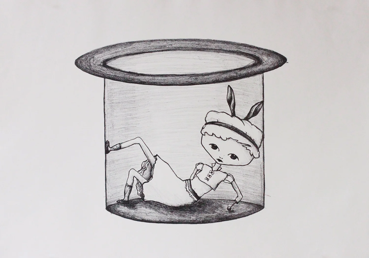 "Pull Out"—lithograph, 30" x 22"