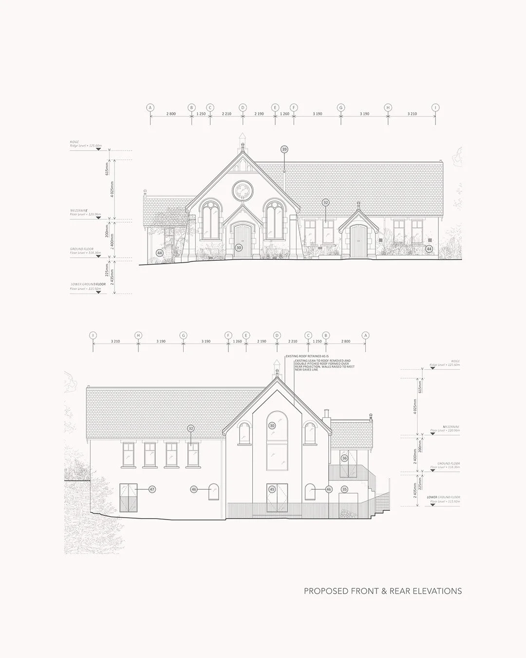 Methodist-Chapel-Conversion-Peak-District-front and rear elevations.jpg