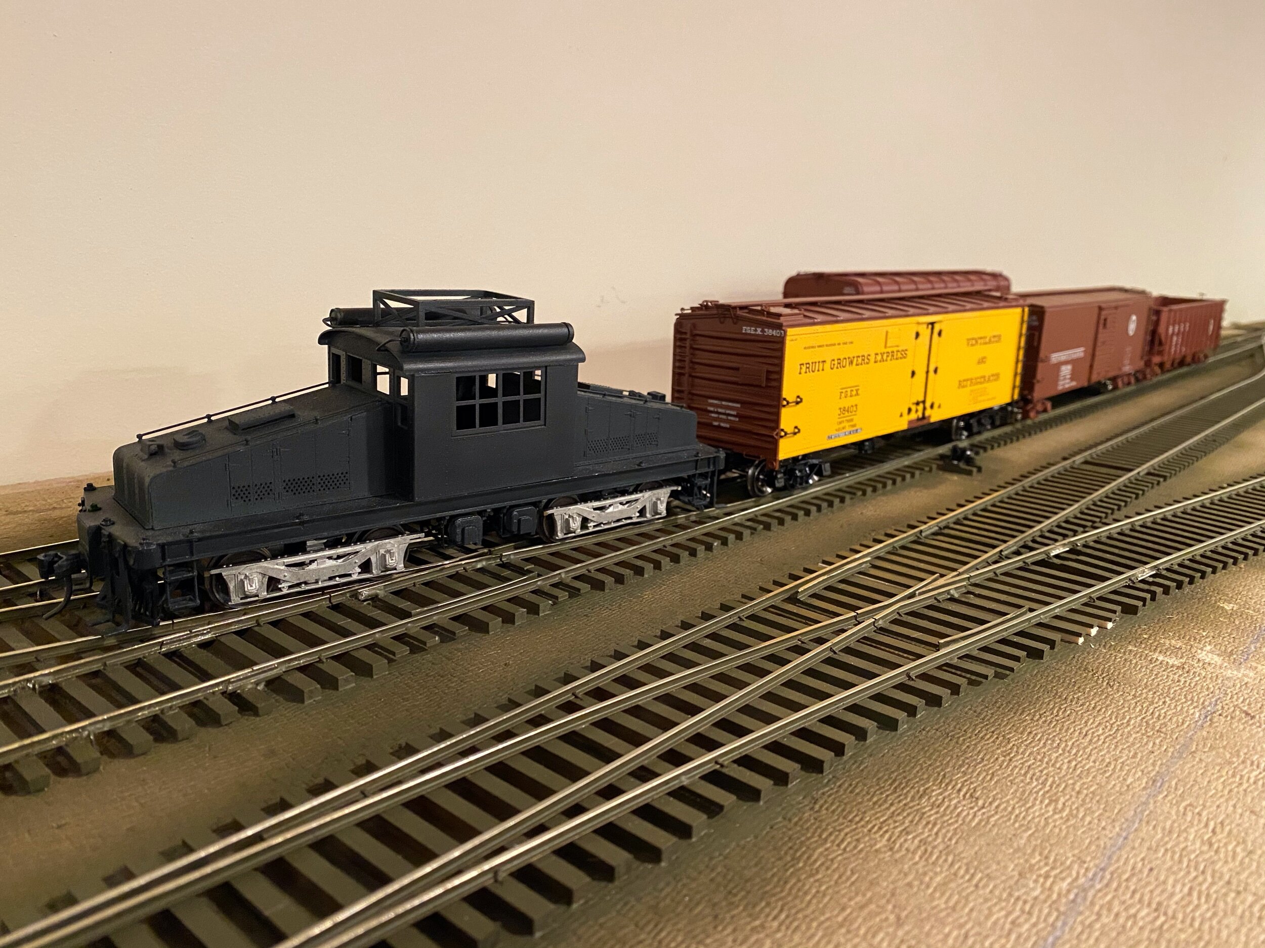 Phil's new O-scale train