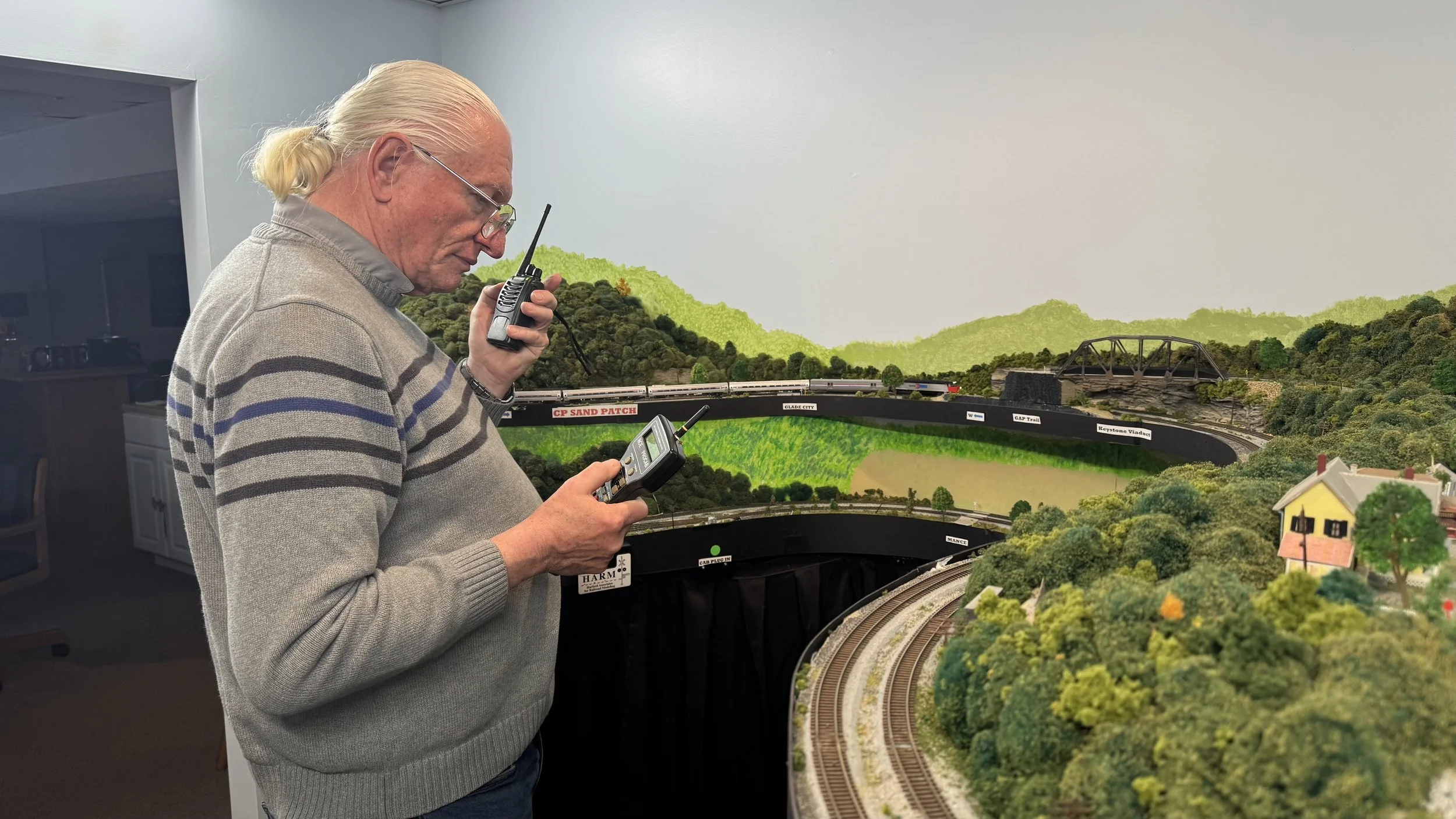 Andreas Calling the Dispatcher on Dave's CSX