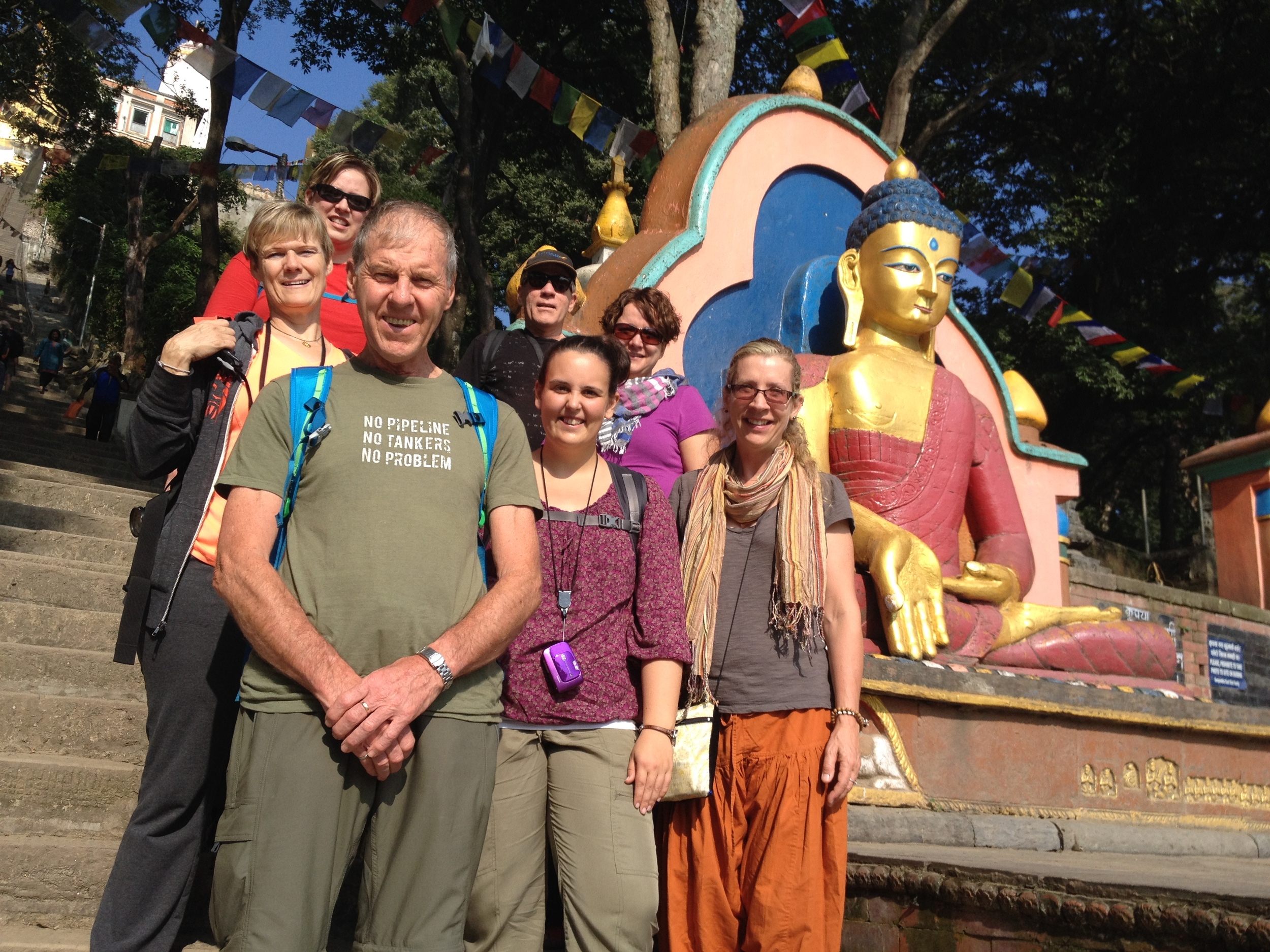  Visiting the Monkey Temple, Swayambunath 