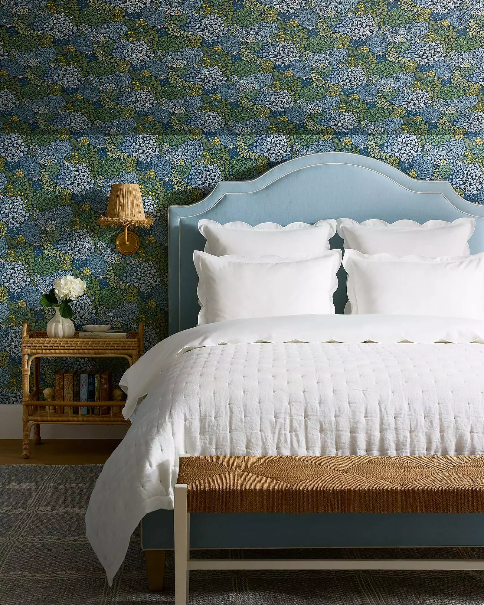 Bedroom-Coastal-Blue-Upholstered-Bed-Loire-Wisley-Floral-Wallpaper-White-Sutter-Linen-Quilt-brand-x13803_FAL25_CV1.webp