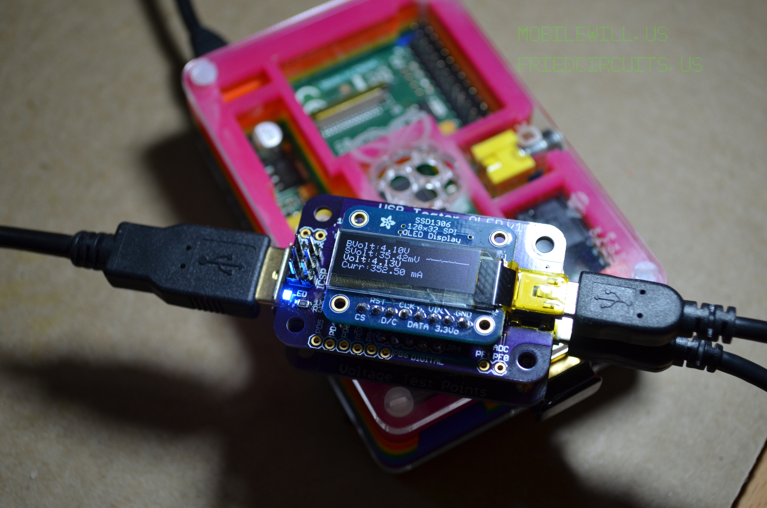 Data visualization and remote firmware update