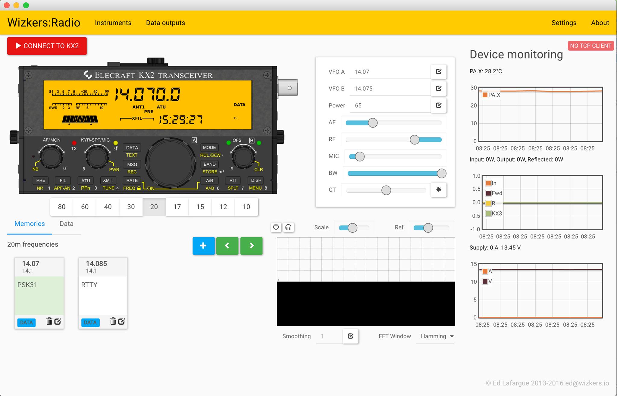 KX2 on Wizkers:Radio