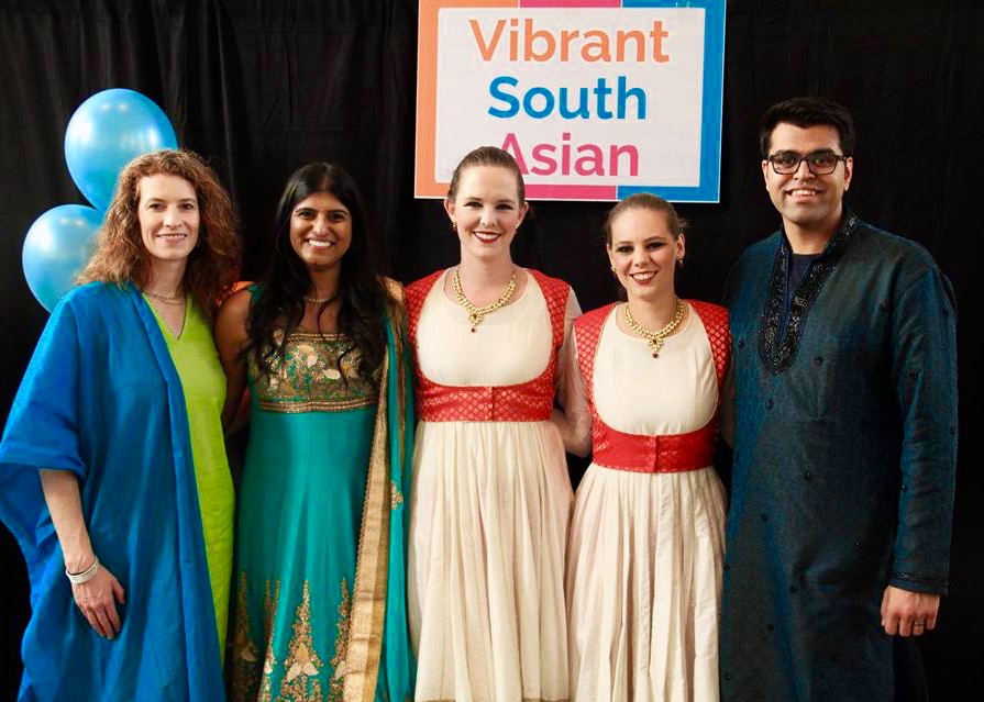 Sureela at the launch event for the up and coming non-profit Vibrant South Asian