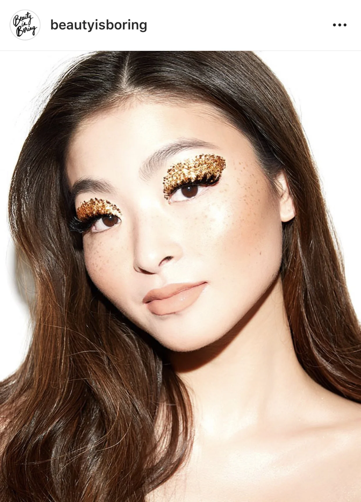‘54’ Spacejam® on @maiashibutani. Makeup and Photo by Robin Black .