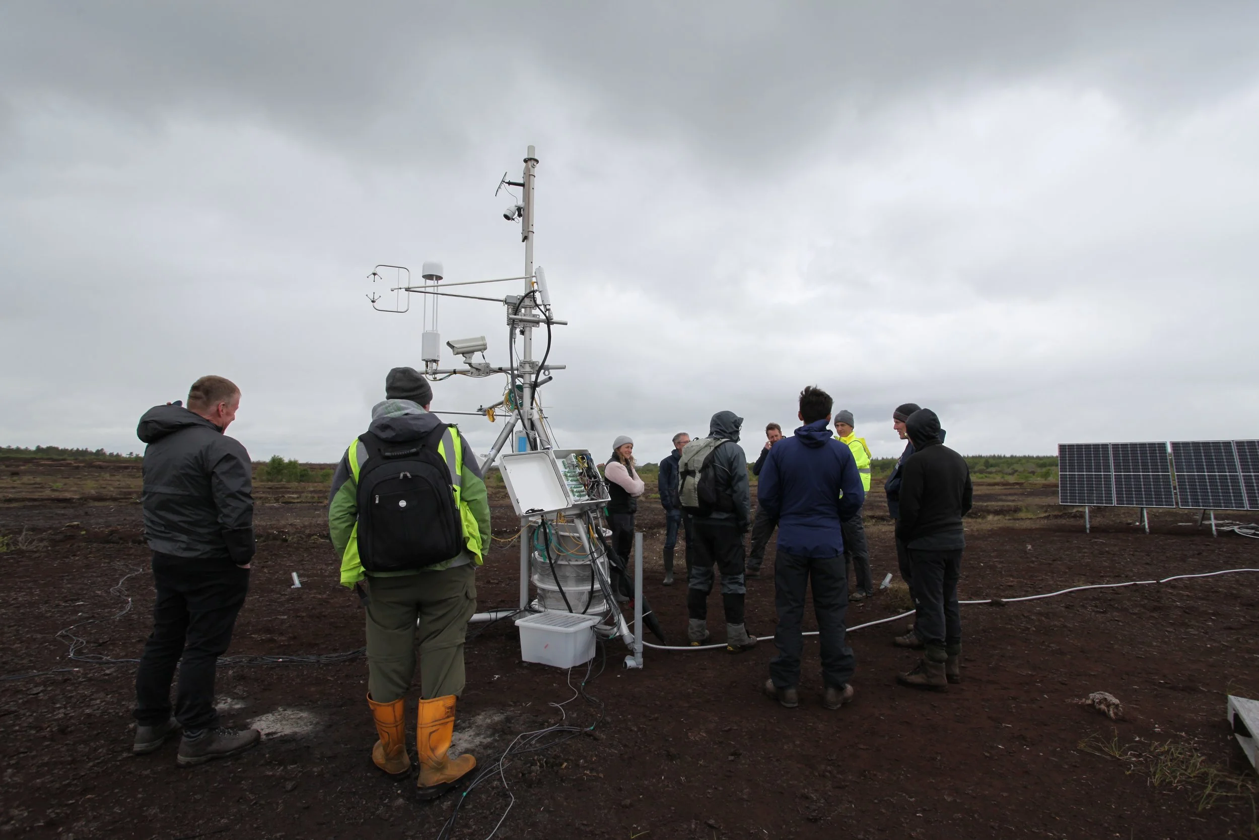  Site visit to flux tower with researchers from NPWS 2023 Photo by Fiona Mc Donald 