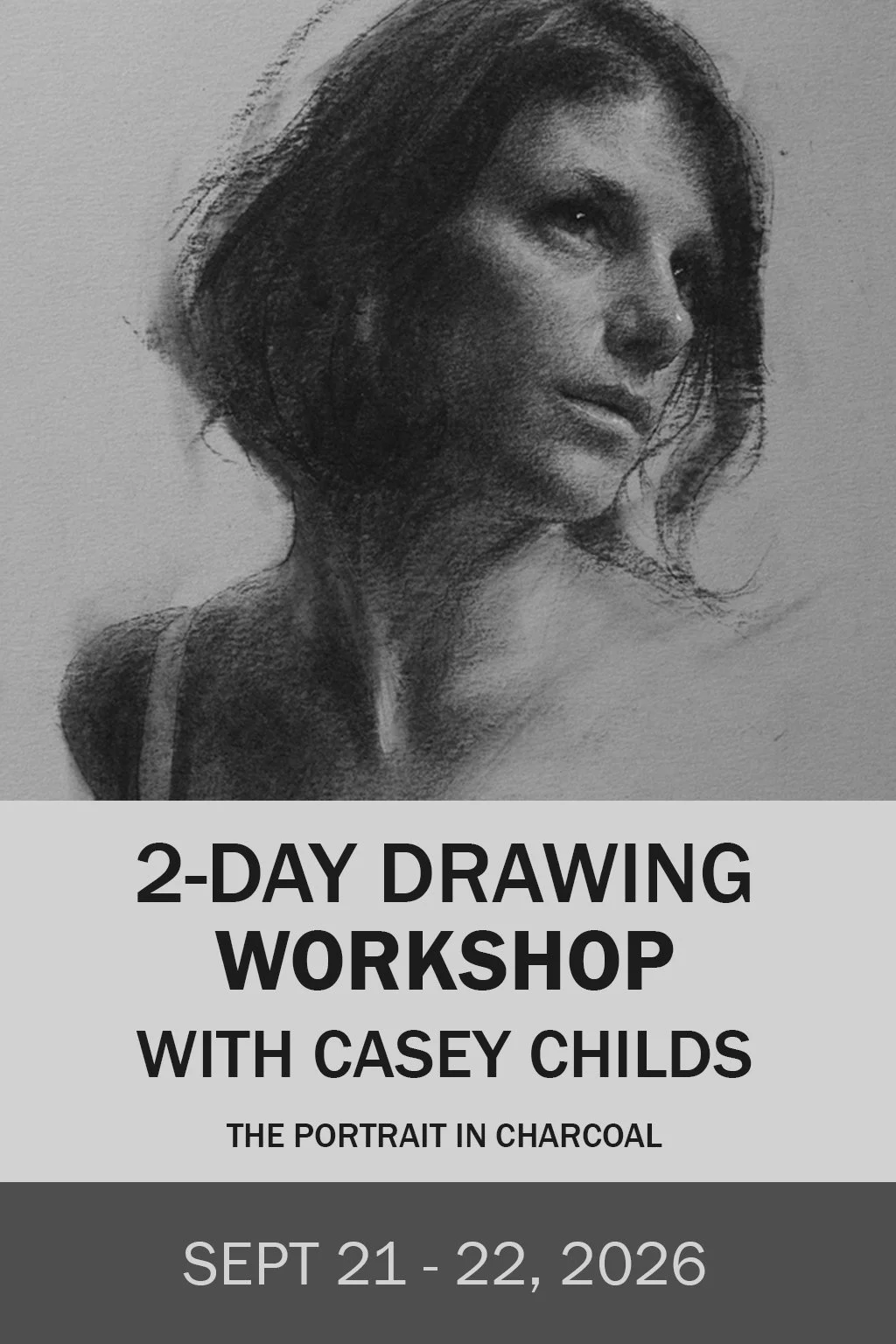 2-Day Portrait Drawing Workshop with Casey Childs
