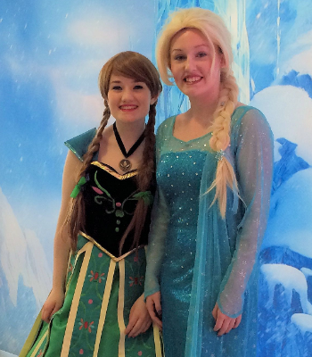 Phoenix Youth Theatre pupils as Frozen’s Anna and Elsa