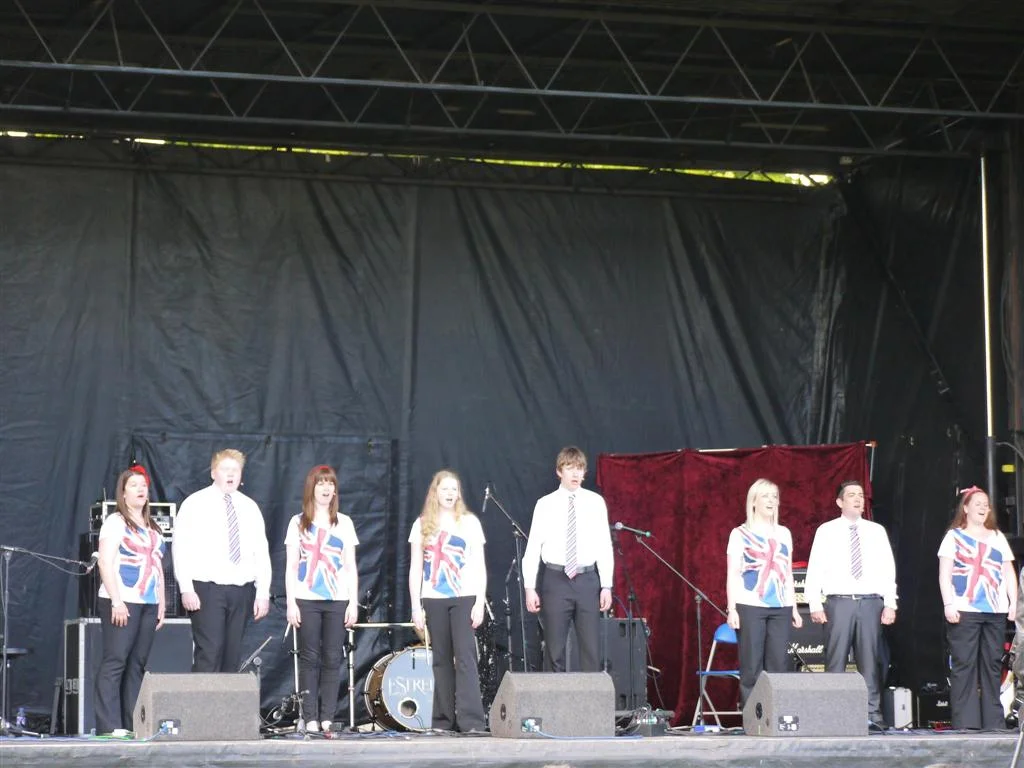 Phoenix Theatre and Phoenix Youth performers celebrating the Queen’s Diamond Jubilee