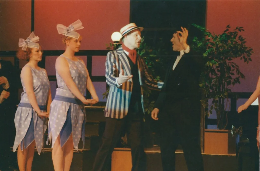 phoenix-theatre-cole-1998-comic-scene-striped-blazer-flappers.jpg