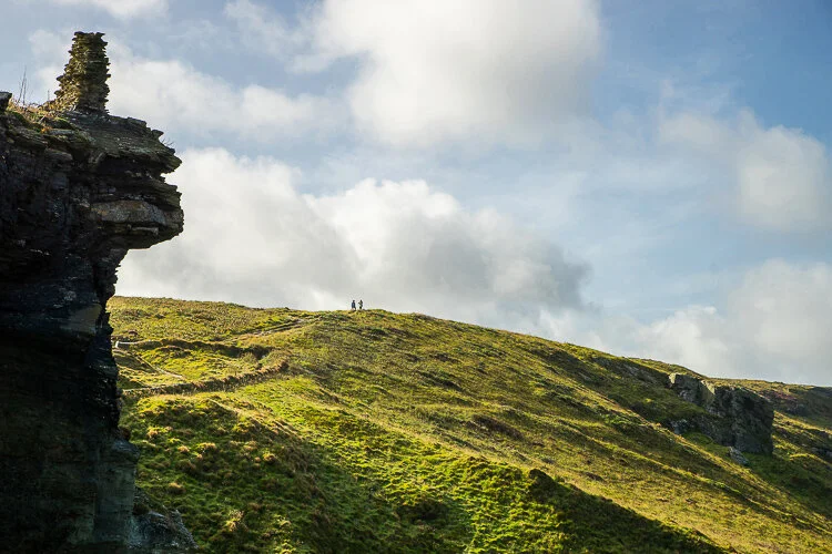 * Tintagel Castle Cliffs *