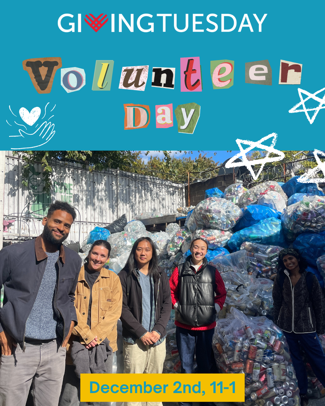 Giving Tuesday, Open House, & Volunteer Event