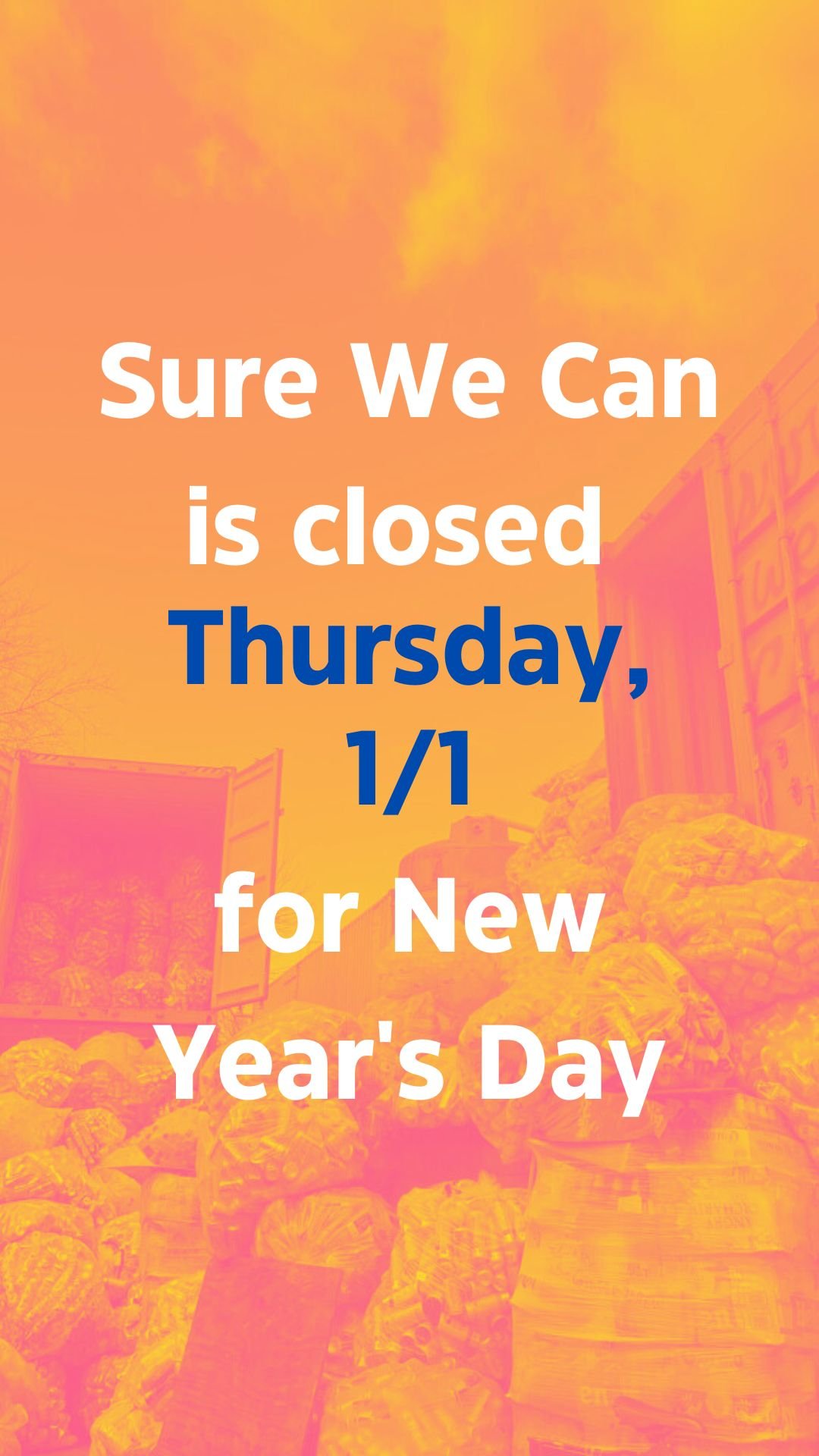 SWC Closed for New Year's Day