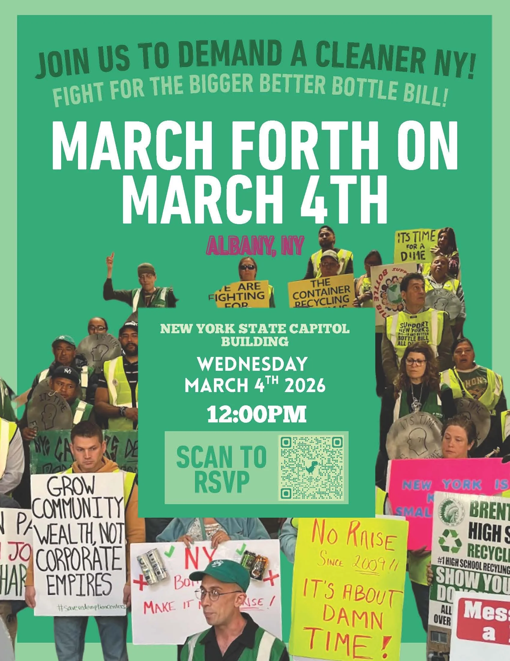 Bigger Better Bottle Bill Rally