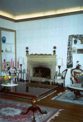 Here is the "Great Hall" before we started. It had been split into several rooms for an apartment. This was the living room part.