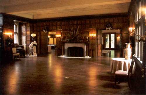  Here is the restored Great Hall, before furniture is added. 