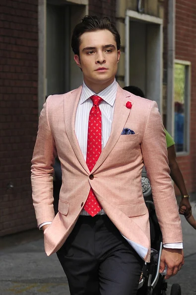 Chuck Bass from Gossip Girl was an expert in expressing his style with colors. Via Pinterest