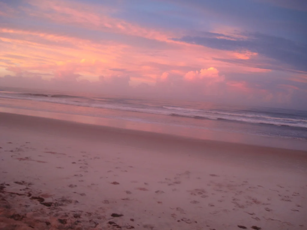 Fusion of colors can be found at the shores at Sunset. Picture by Shannon L