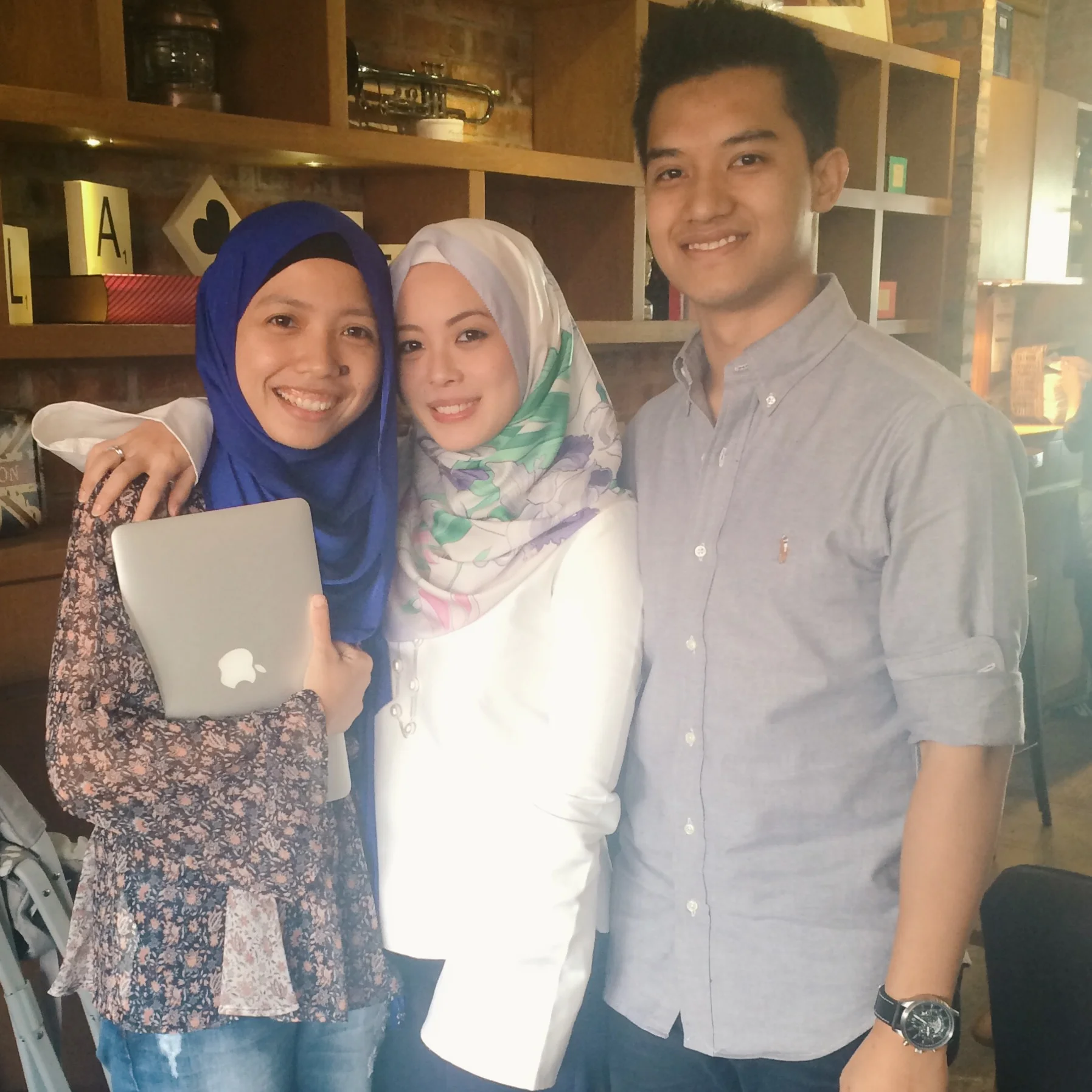 Alhamdulillah for the second time. Picture courtesy of Tasha.