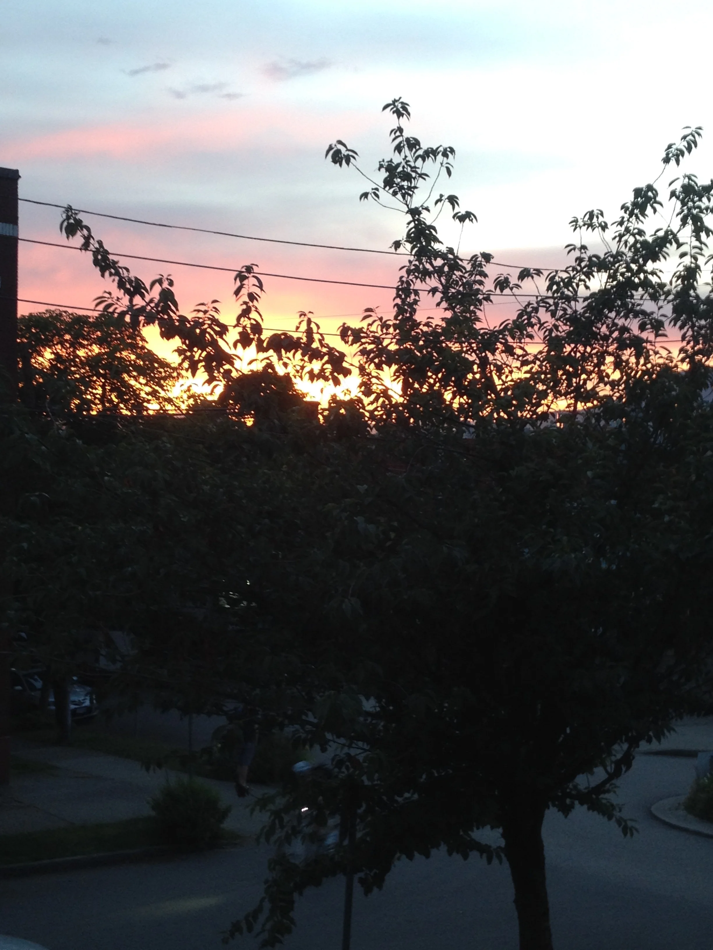 Sunset view from my office window!
