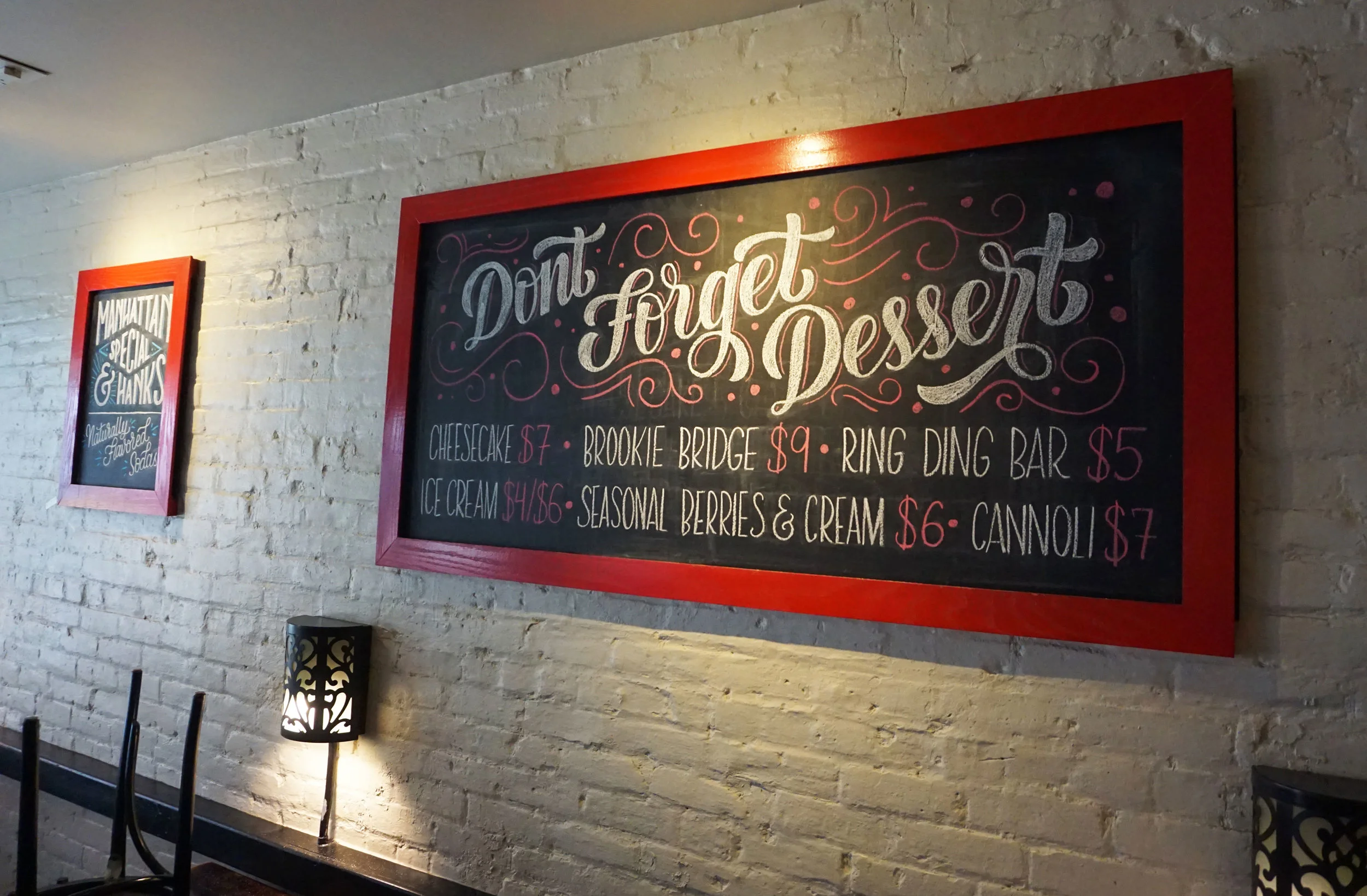 Desserts board drawn for the Summer 2019 season