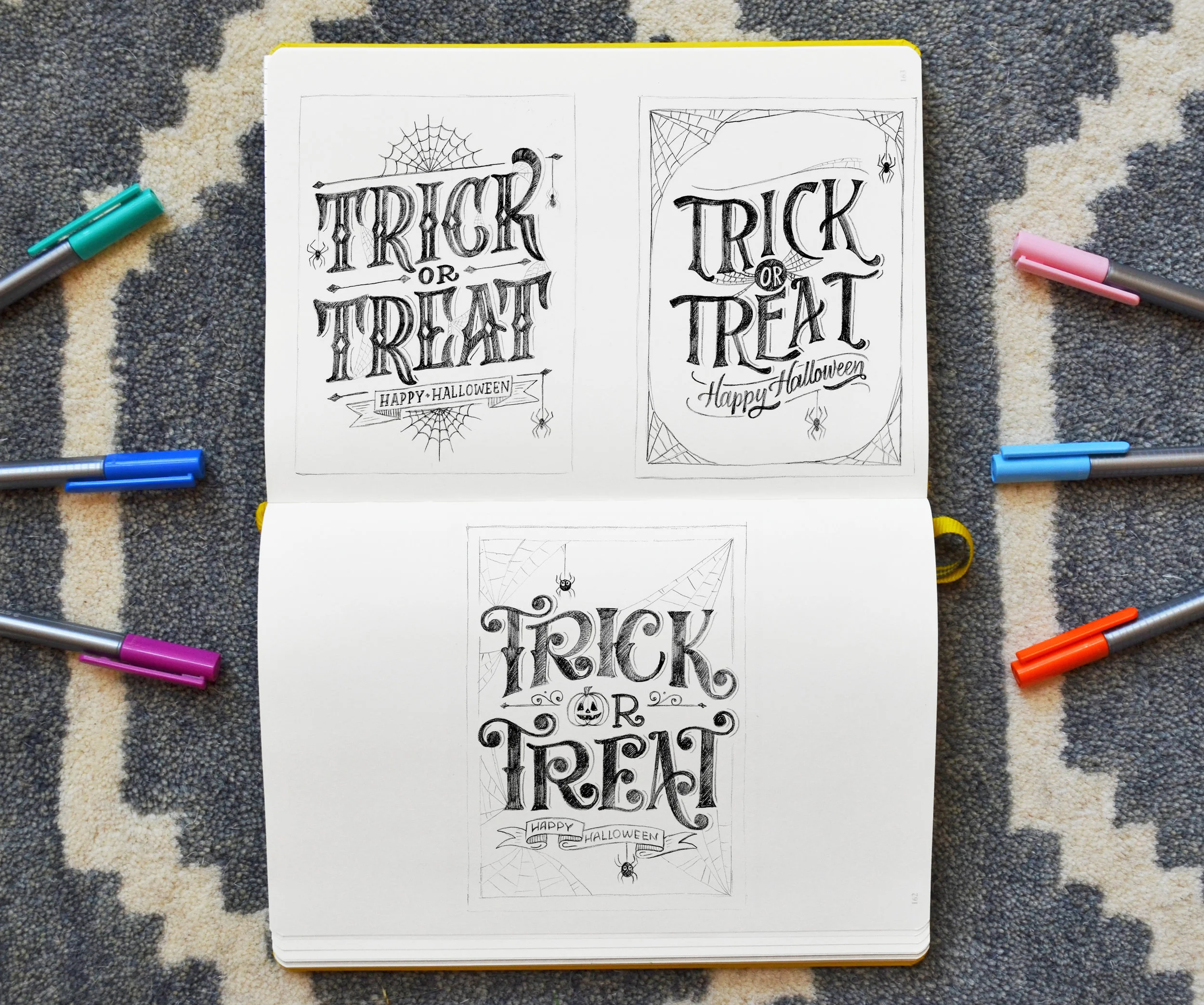 TrickOrTreat_Sketches .jpg