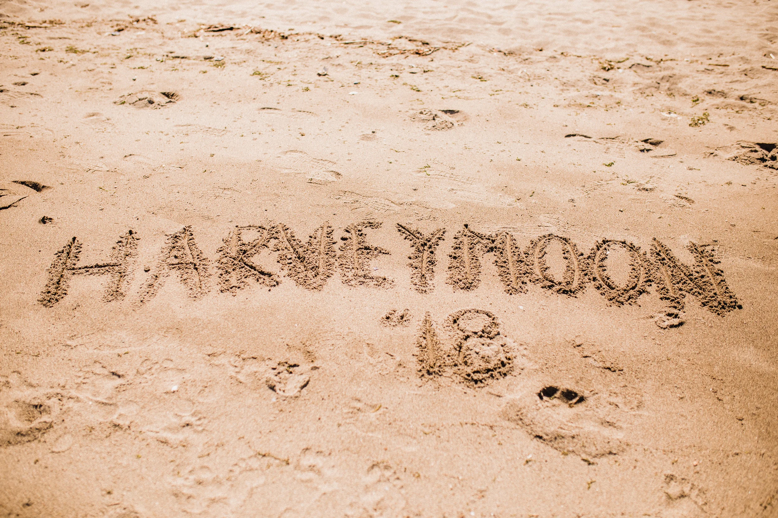 We also decided our honeymoon was actually a Harveymoon, and that every time we go on a big trip, we are going to call it one.