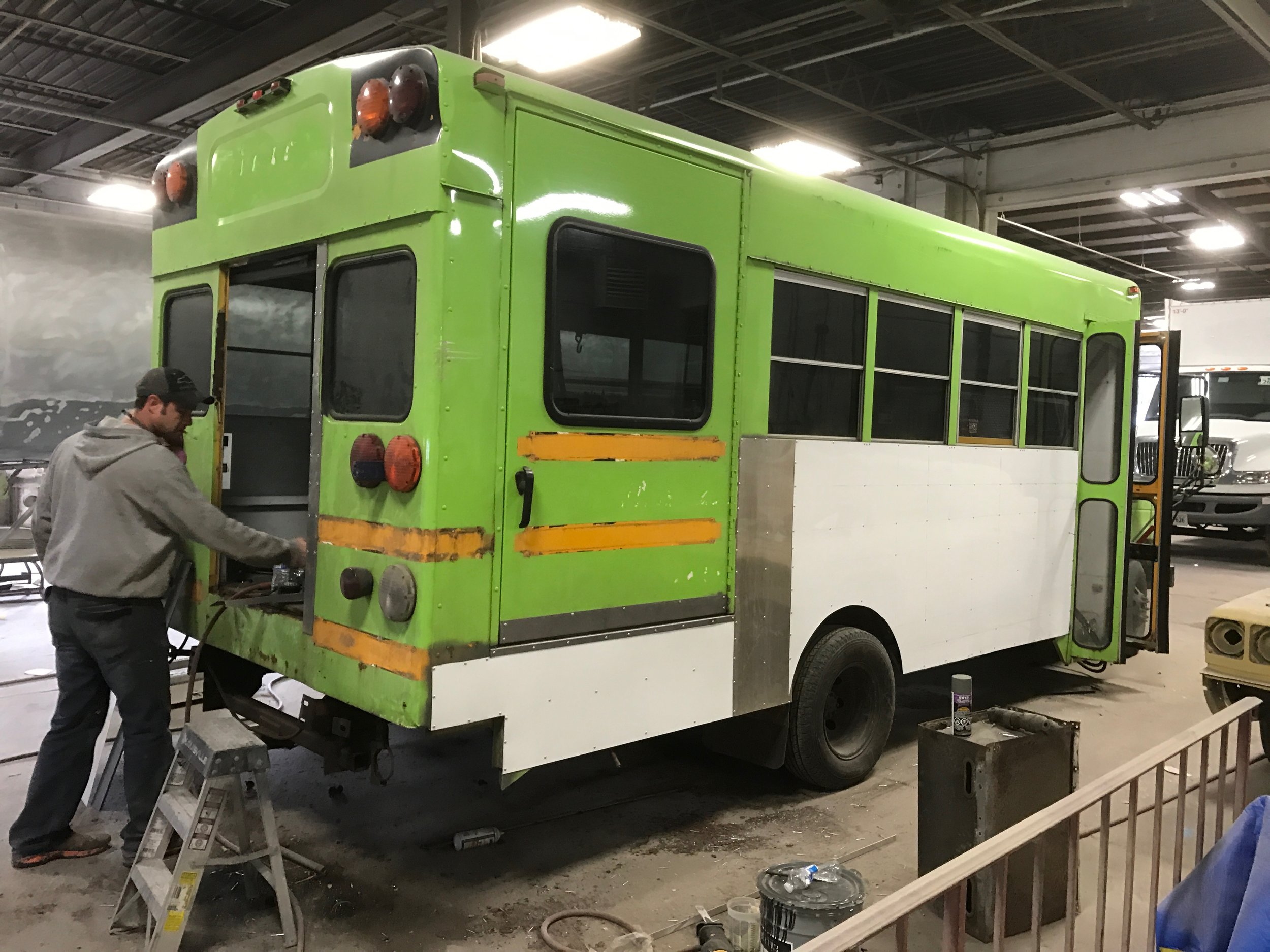 Makeover! Fixing all the rusty spots, and getting the body ready for some very custom additions!
