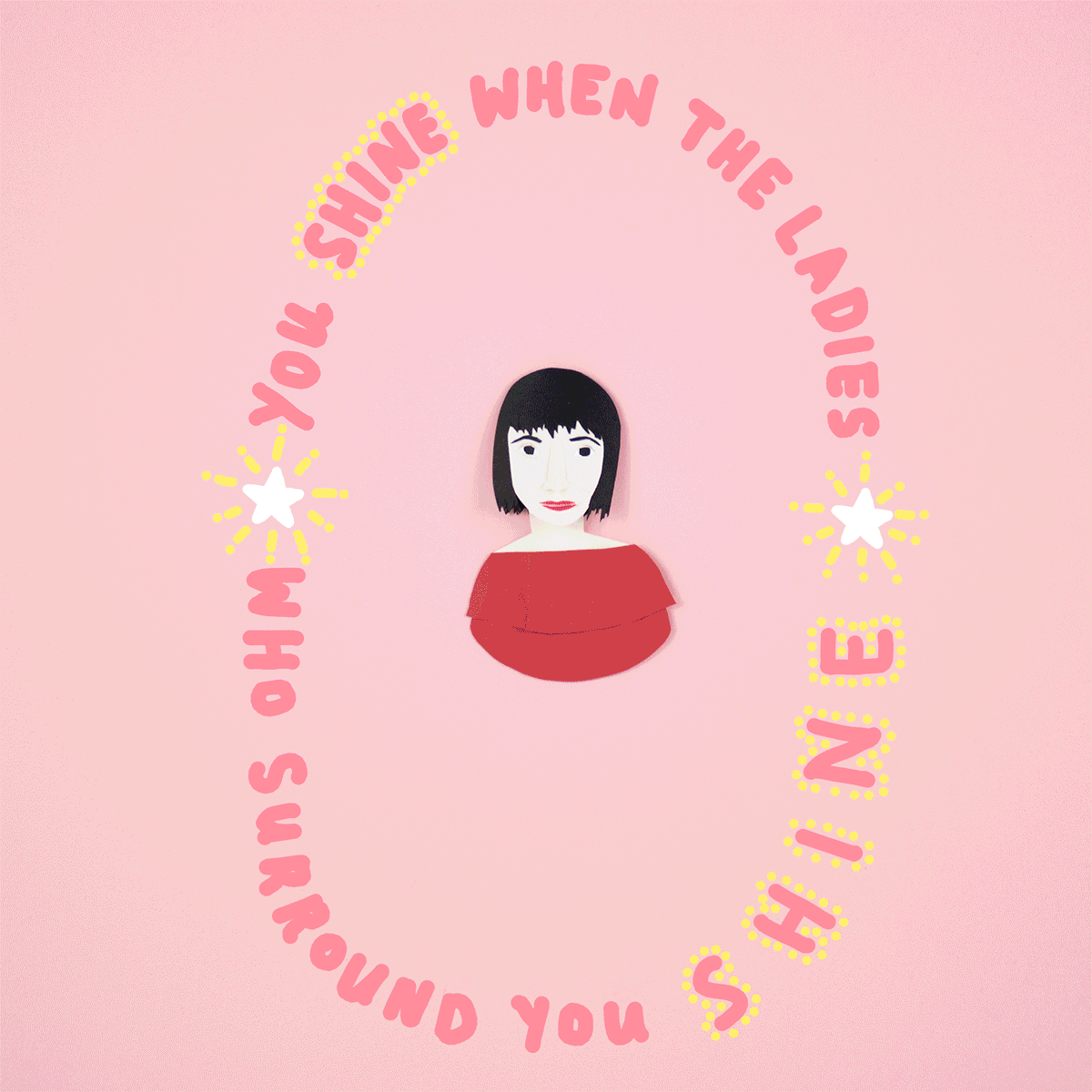 Shine Theory Gif for The Big 100 Campaign