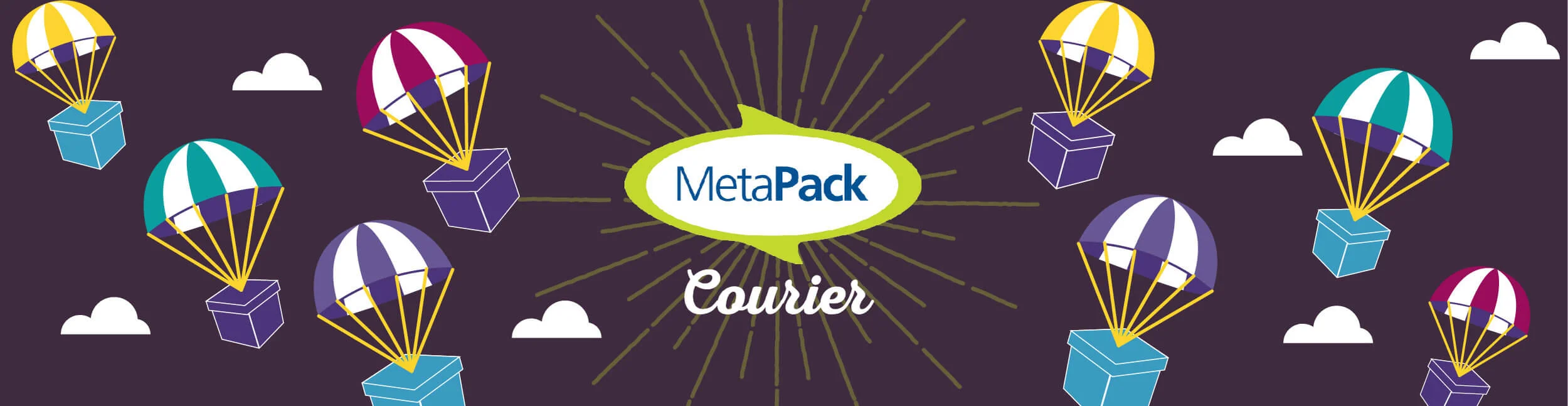 Agency: SketchDeck Client: Metapack E-mail Banner 插畫設計