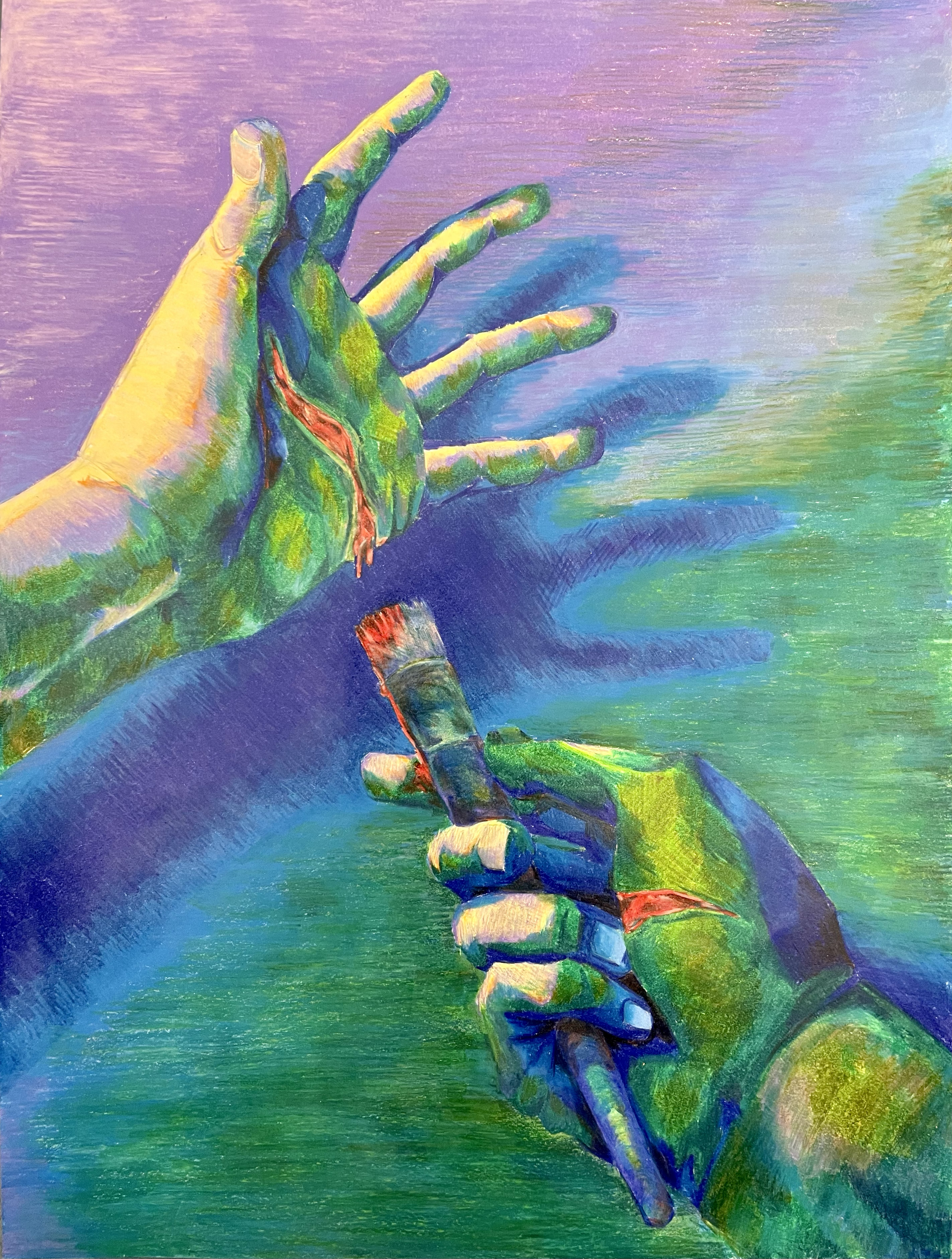  “How does the pressure to succeed manifest when creating art?” -Isabel Shapro 
