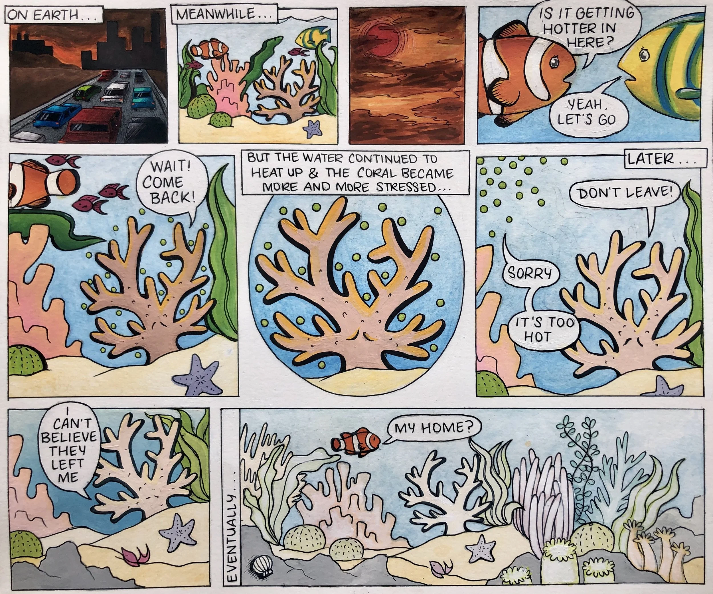  “Which species are silently suffering as climate change and pollution worsen?” -Angie Branson 