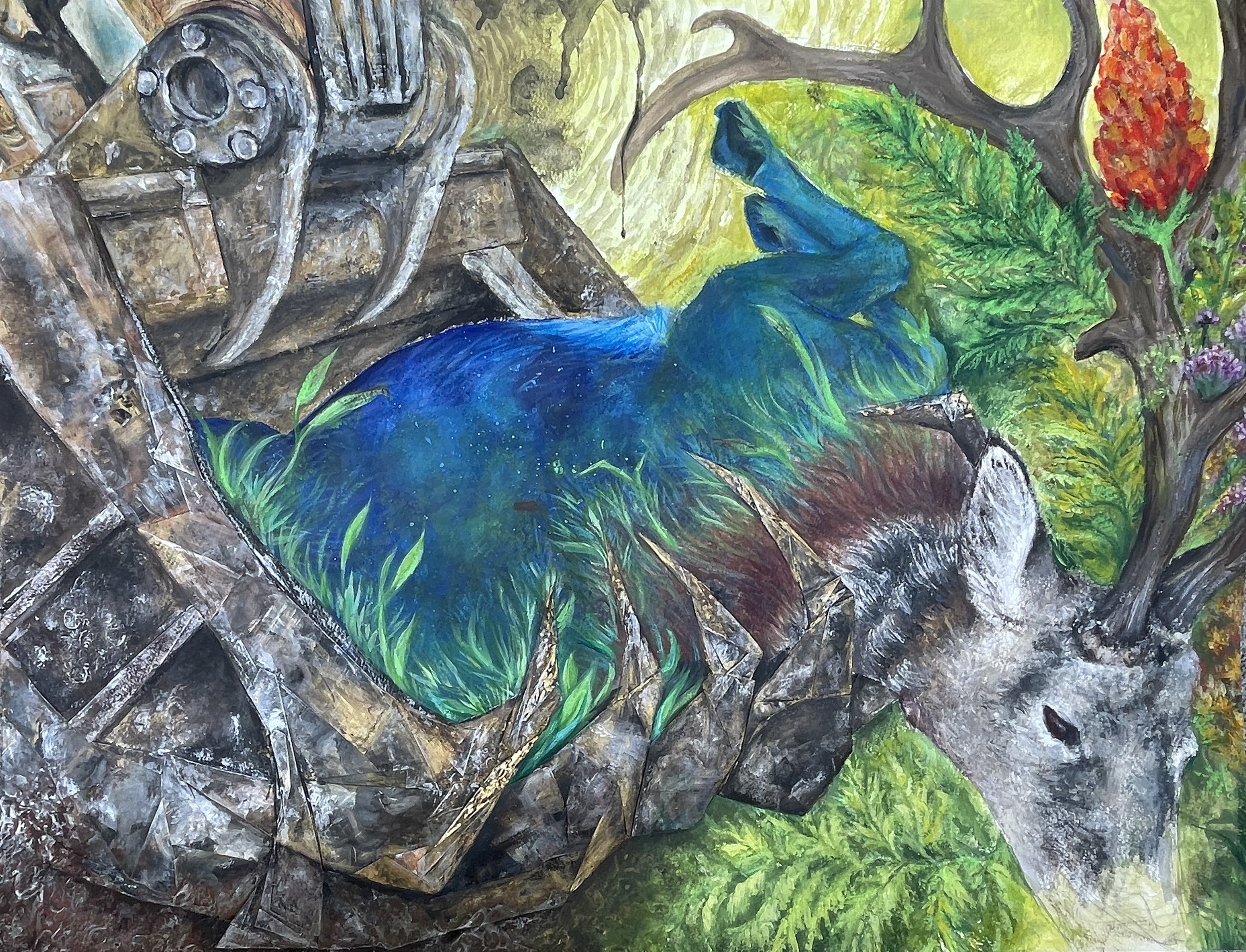  Amber Gates - inspired by Adrian Ghenie 