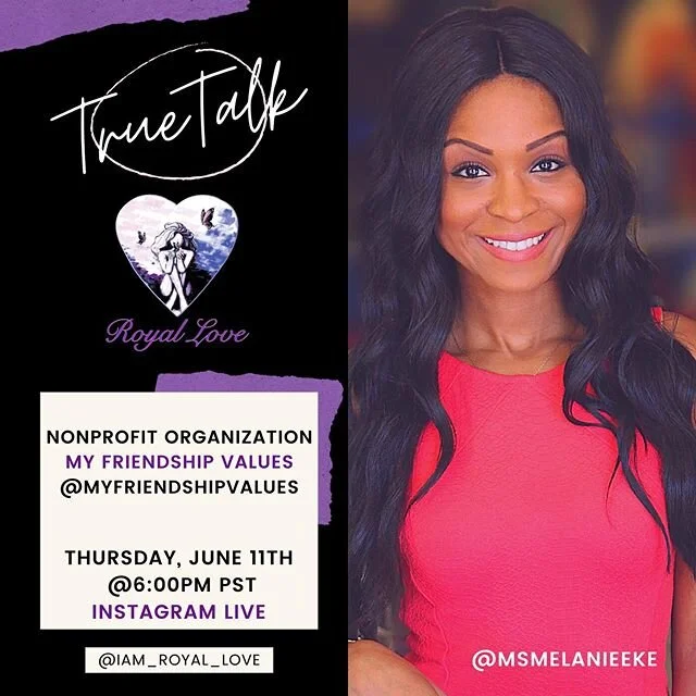 Lets talk friendships today at 5:30pm pst live on #truetalk 💜 Financial Health w/ @daniellewfg | Nutrition w/ @lencia_tothemoon #royalvolunteer | Friendships w/ @myfriendshipvalues @msmelanieeke 💜🦋💫 #lupus #healthylifestyle #icare #friendships #c
