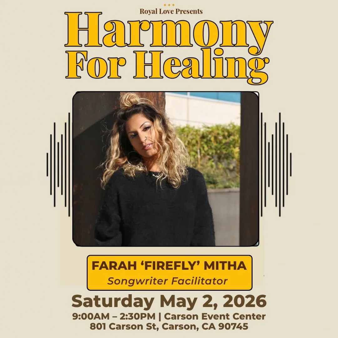 Experience Harmony for Healing: Songwriting Workshop with @fireflynow and @itsdavidje . Step into a creative space where music becomes medicine. Build your own lyrics, explore storytelling, and craft a song that reflects your voice and your journey.
