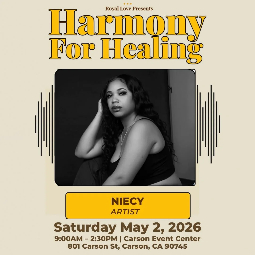 🎤 Harmony for Healing: Musical Performances 🎶✨
Our music lineup is filled with artists who create from the heart blending storytelling, soul, and intention. Register today to see @niecynicenesss @najornajaya &amp; @reasonofficial 

✨Join us for a d