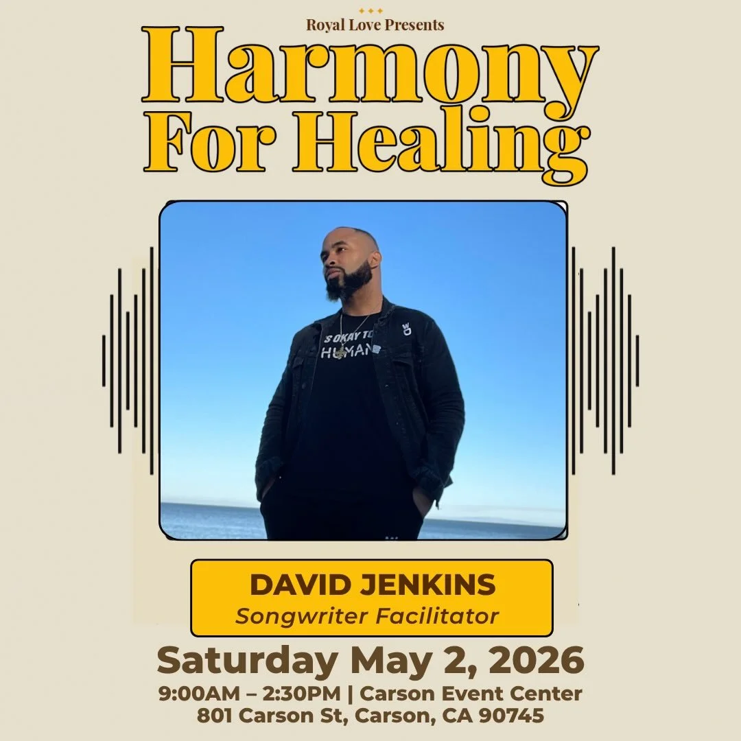 ✨Experience Harmony for Healing: Creative Art Healing Activities✨
🎶 Songwriting Workshop with @fireflynow and @itsdavidje 
🧘&zwj;♀️🧘Soundbath meditation with @solandsound and @evesgardenofwellness 
💜Art Expression at @iam_royal_love table
Step in