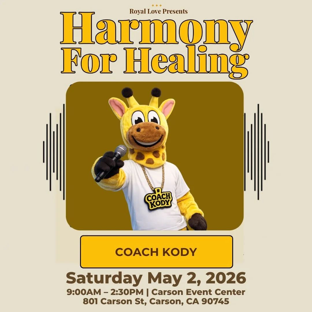 🏀 Harmony for Healing welcomes Coach Kody!  @coachkody is bringing music, movement, and motivation all wrapped in a fun, interactive experience for the youth. ✨Coach Kody has a gift for connecting with kids and reminding them that their voices, feel
