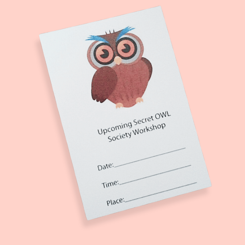 A pic of the invitation cards I would make and pass out