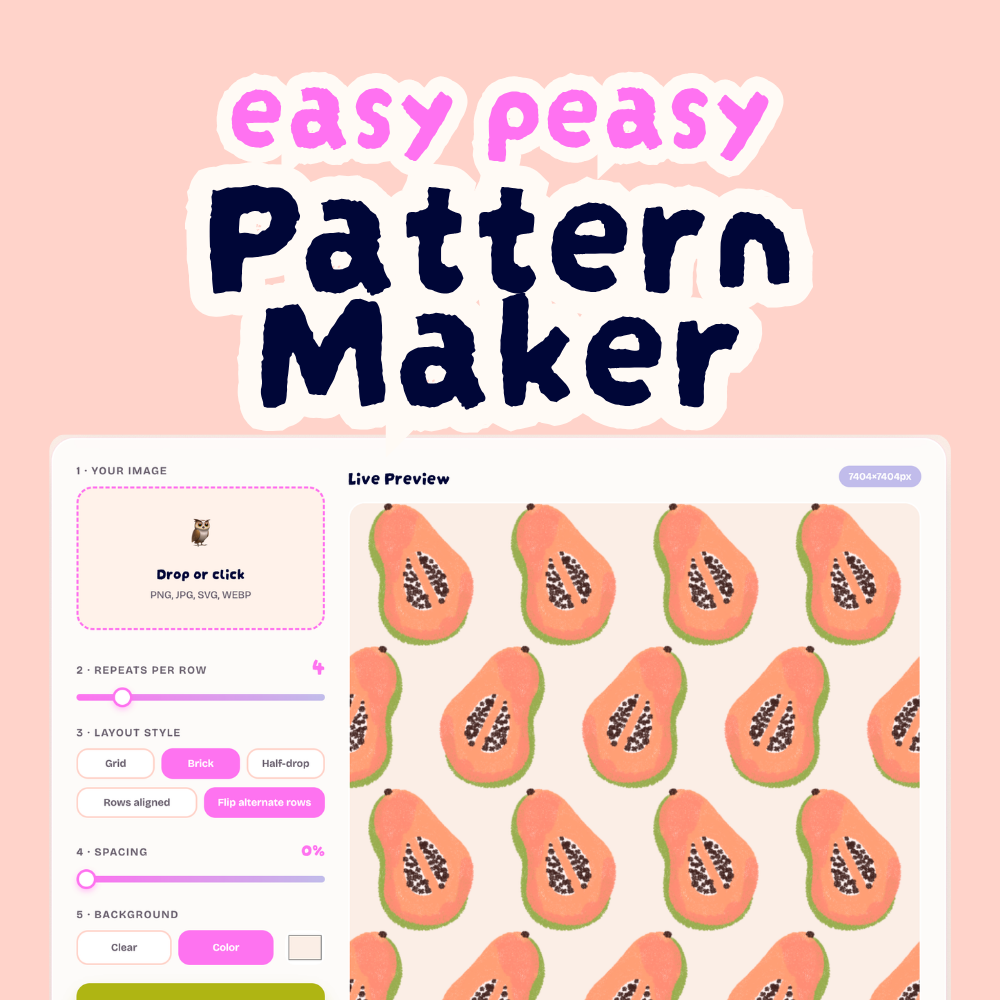 Easy Peasy Pattern Maker