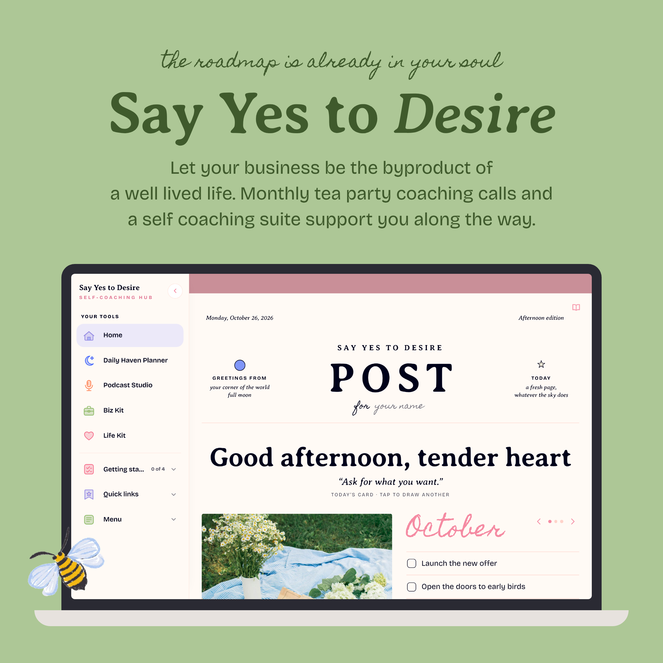 Say Yes to Desire | Group Coaching & Self Coaching Suite