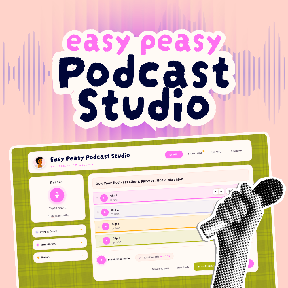 Easy Peasy Podcast Studio
