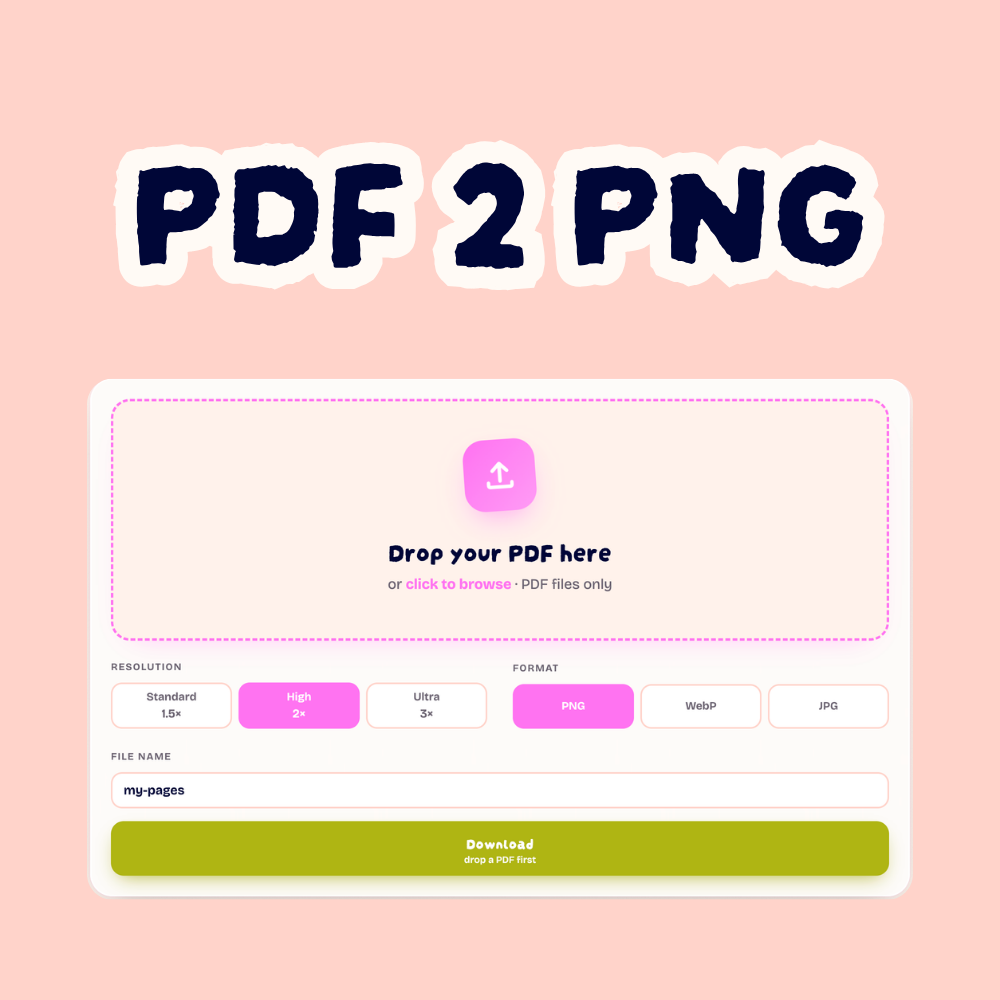 Easy Peasy PDF to PNG