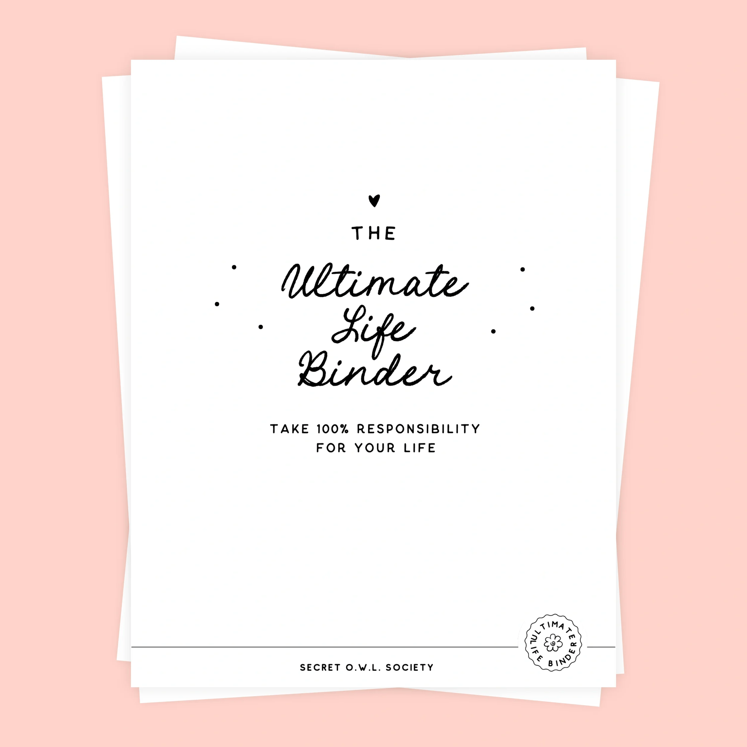 Ultimate Life Binder Printable