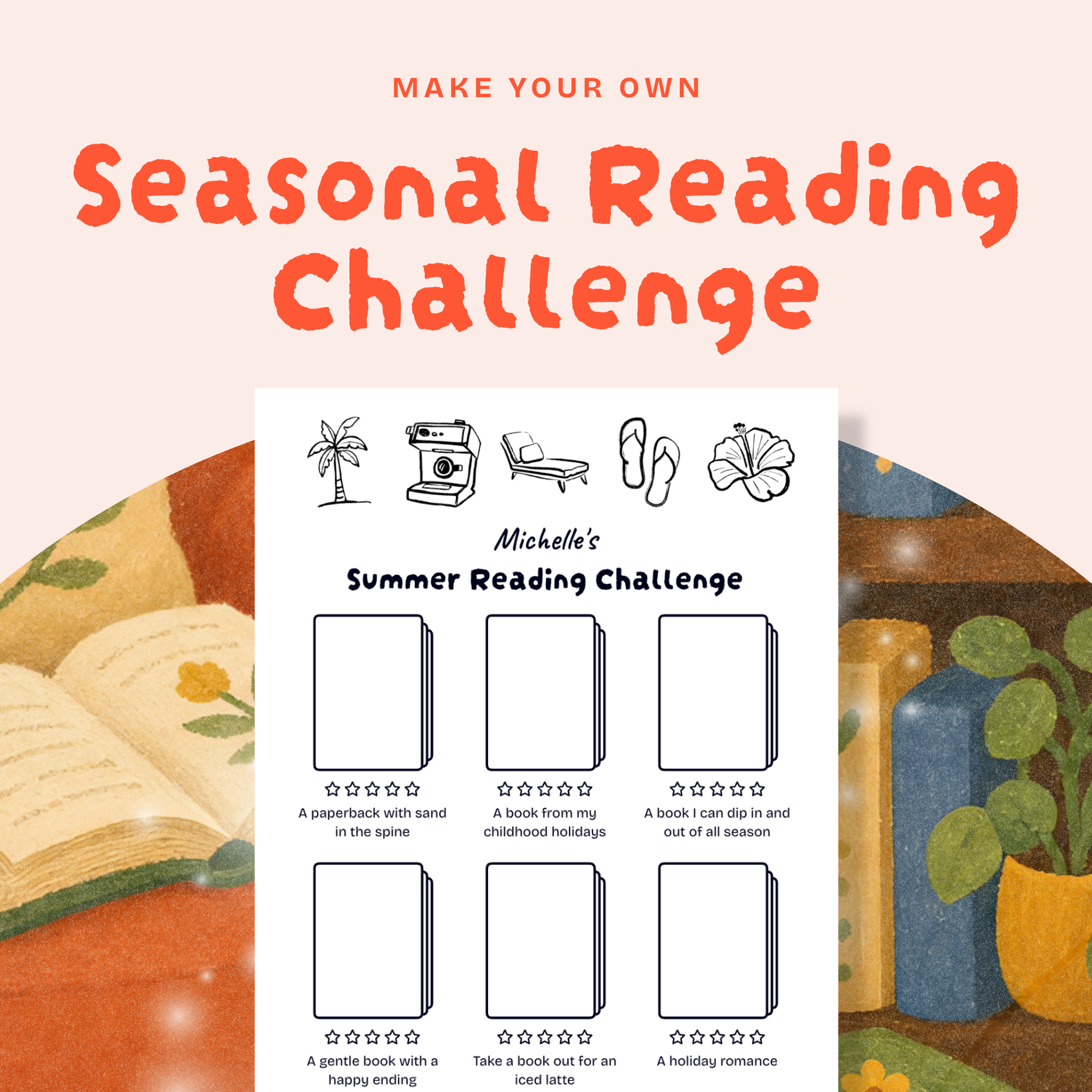 Seasonal Reading Challenge Printable Maker