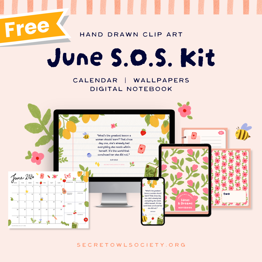June S.O.S. Kit - with hand drawn artwork!